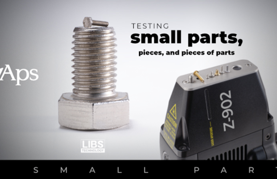 Analyze carbon in small parts on-site using handheld LIBS
